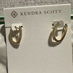 Kendra Scott gold hoops